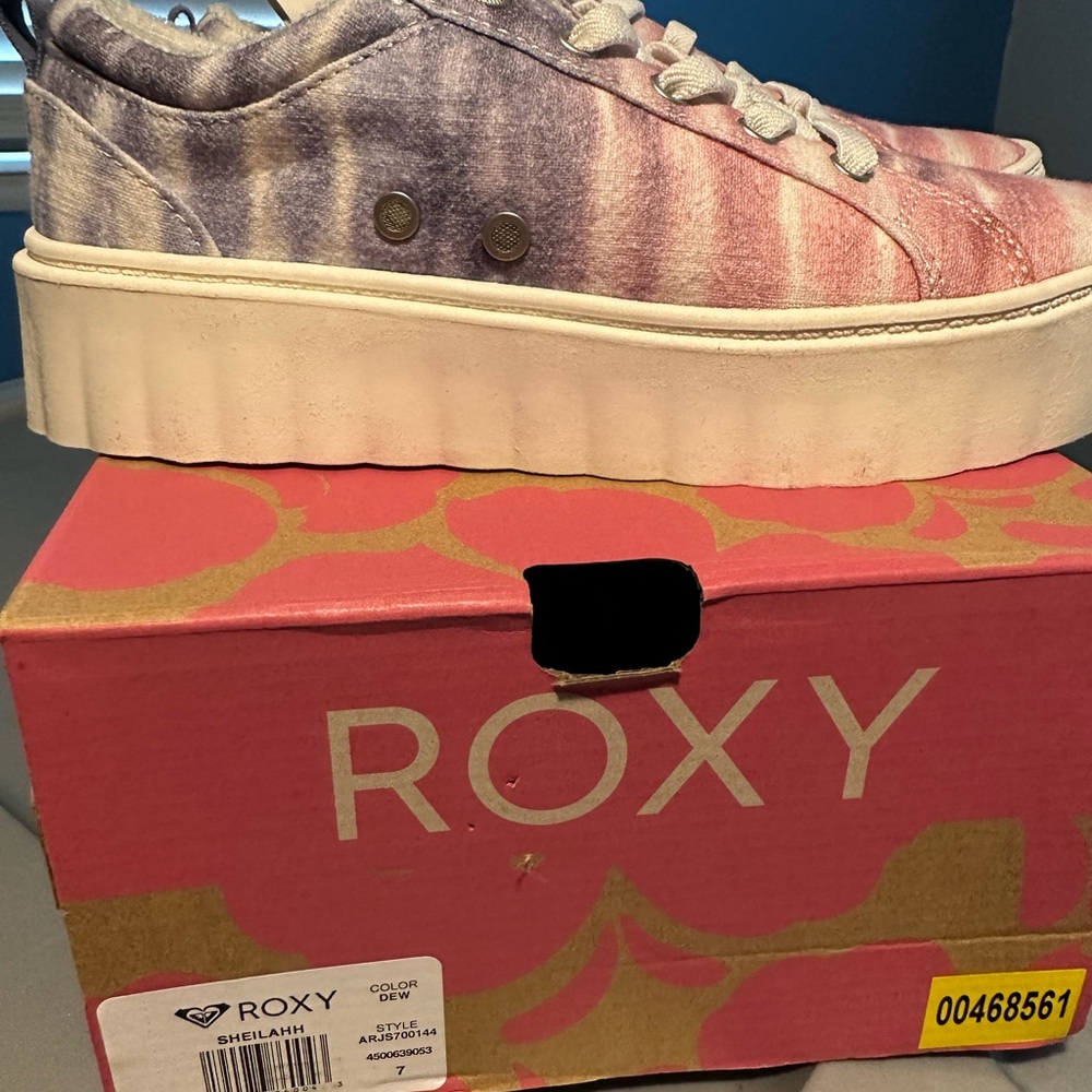 Roxy Multicolor Platform Sneakers size 7 NEW